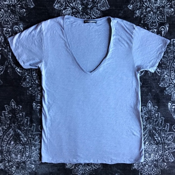 Brandy Melville Tops - Brandy Melville Basic V-Neck Tee Shirt